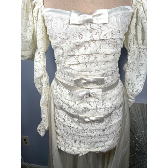 For Love And Lemons White Lace Maxi Dress - Picture 8 of 14